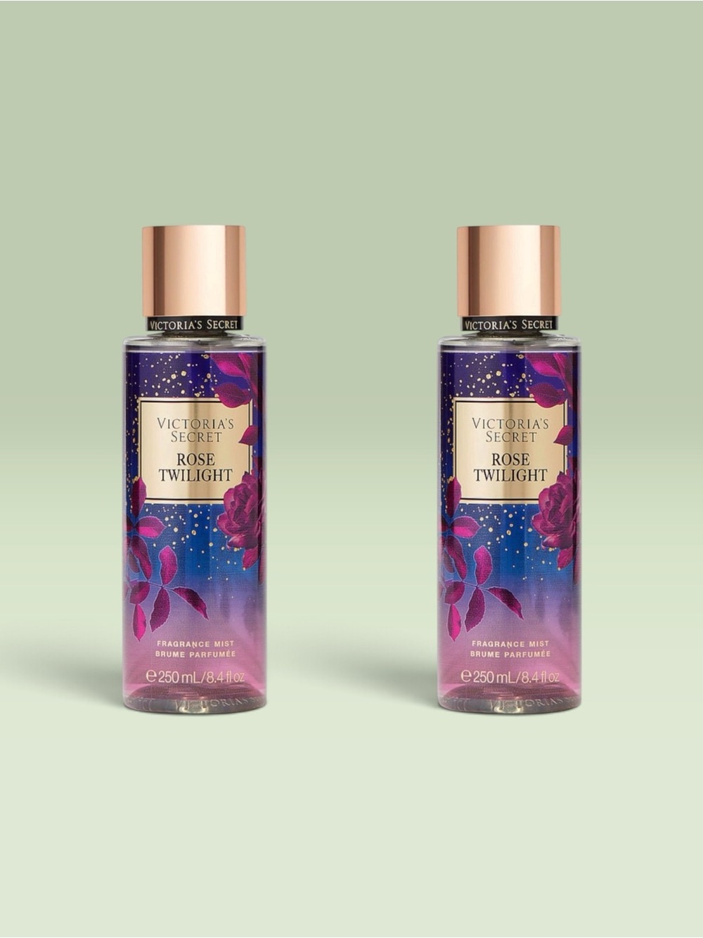 Victoria's Secret ROSE TWILIGHT Fragrance Mist ~ 8.4 fl.oz. ( Lot of 2 )